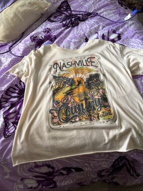 Awake Cream Graphic Logo Tee